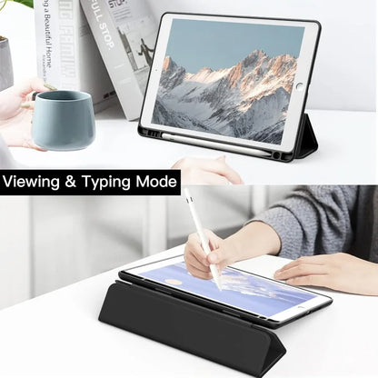 iPad Pro 12.9" Case with Pencil Holder – Slim Stand Cover for 1st & 2nd Gen 2015/2017 Models (A1584/A1652/A1670/A1671/A1821)