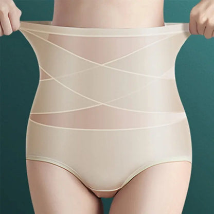 Women's High-Waist Postpartum Silk Pants – Abdominal Lifting & Shaping Girdle