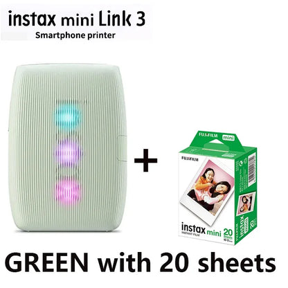 Fujifilm Instax Mini Link 3 Photo Printer - Smartphone Instant Film Printer for Creative Camera Photos