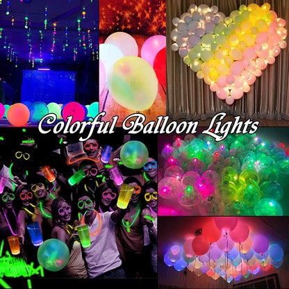 LED Balloon Light - Mini Round LED Ball Lamp for Bar, Lantern, Christmas, Wedding, Birthday, and Party Decorations