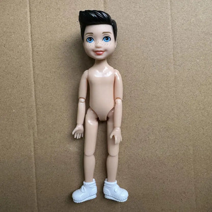 14cm Little Kelly Movable Doll — 5-Inch 1/12 BJD Reborn Toy for Boys & Girls, Dark/Light Skin, White, Blonde & Black Hair