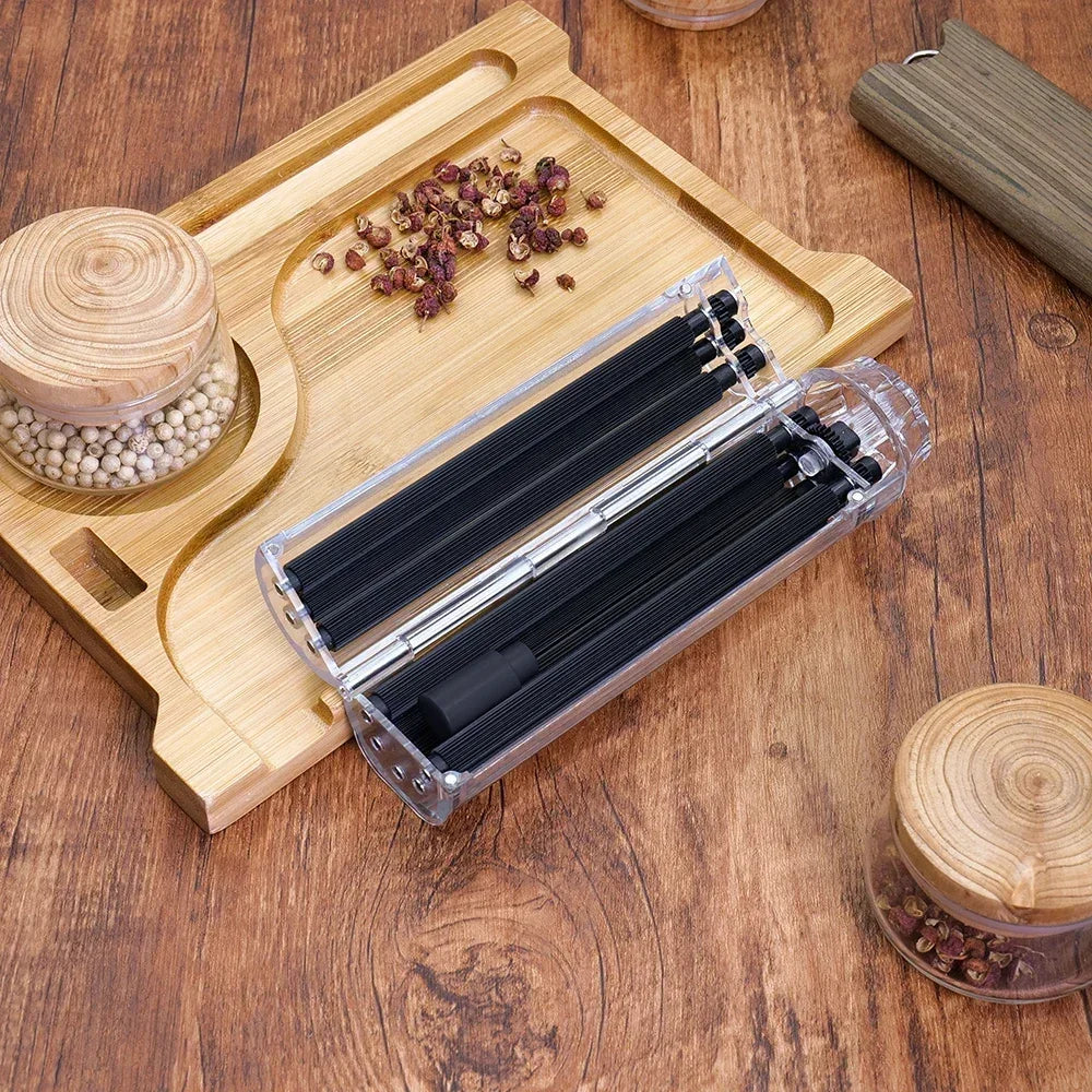 8MM & 12.5MM Manual Cigarette & Cigar Rolling Machine – Handheld Tobacco Herb Cone Roller