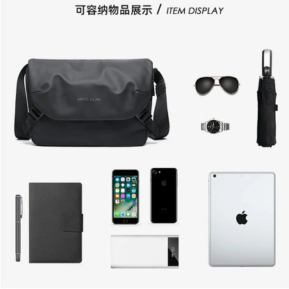Waterproof Messenger Bag for Men – Multi-Function Anti-Theft Crossbody Sling Bag for Travel and Business