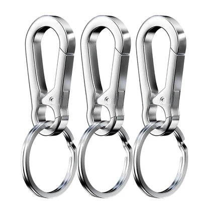 1/5PCS Metal Gourd Buckle Keychain – Strong Carabiner Climbing Hook for Car Keys & Vintage Accessories