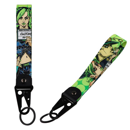 Anime Eagle Beak Keychain – Cool Short Lanyard for Phone, Badge Holder & USB Pendant