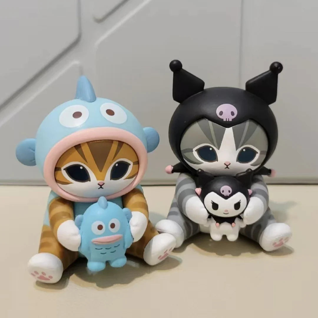 Mofusand Shark Cat Ugly Fish Blind Box Toy – Vinyl Doll Collectible for Display & Fashion Hobby Collection