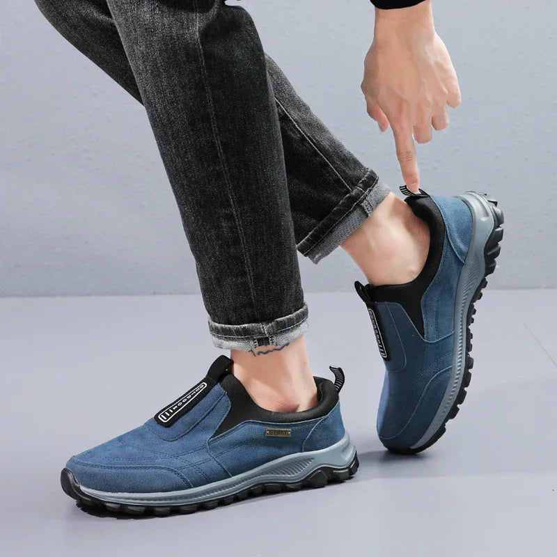 High-Quality Indestructible Men's Sneakers – Lightweight Breathable Running Shoes, Anti-Slip Outdoor Footwear