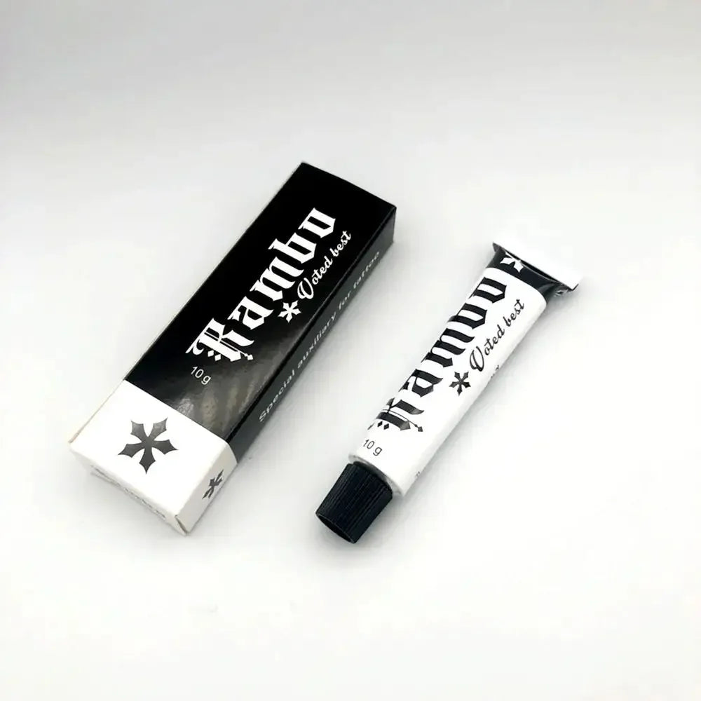Original Rambo Tattoo Aftercare Cream – 10g Pre & Post Permanent Makeup, Microblading, Eyebrow & Lip Care