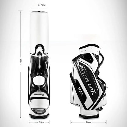 PGM Men's Golf Bag QB034 – PU Waterproof Large Capacity Standard Bag for 14 Golf Clubs