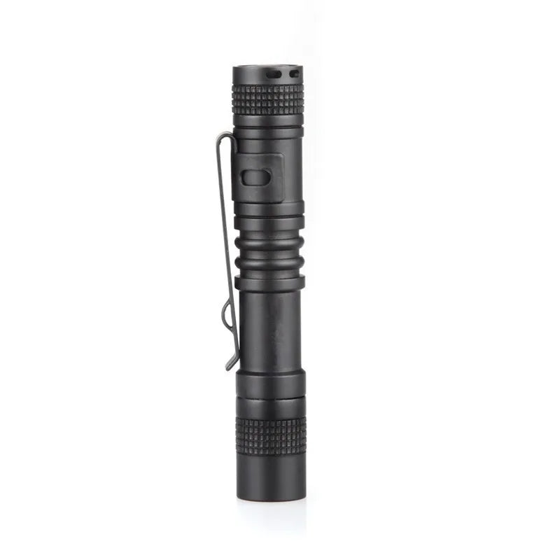 Mini Portable LED Pen Light with Clip – Ultra Bright High Lumens Pocket Flashlight Torch for Camping, Outdoor & Emergency Use