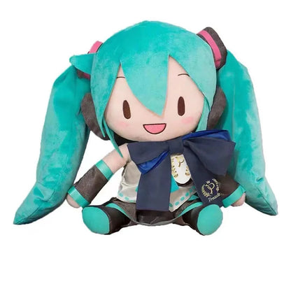 32cm Kawaii Hatsune Miku Plush Doll – Anime Bow Miku Plush Pillow, Sofa Ornament, Room Decoration, Birthday Gift