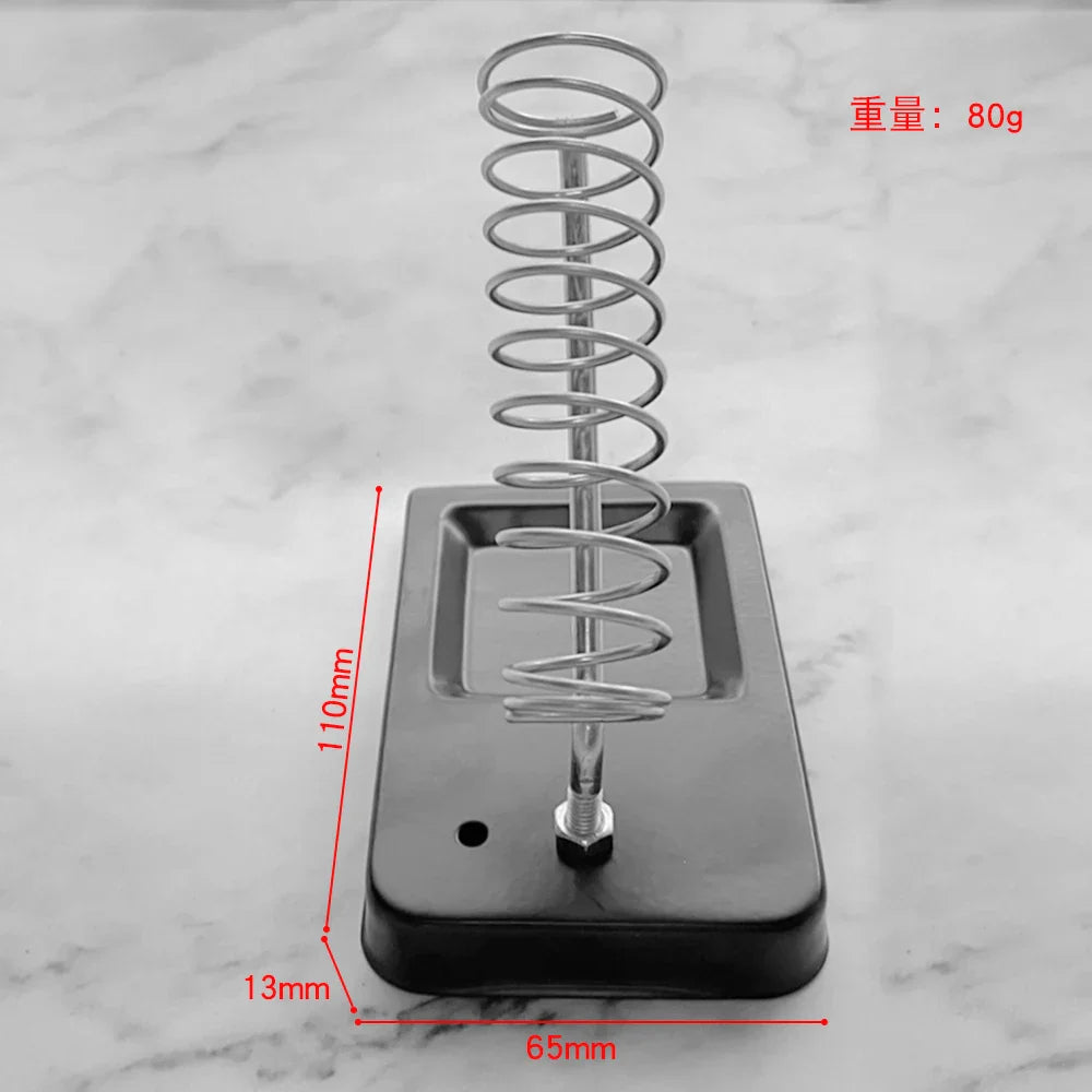 Portable Soldering Iron Stand Holder: Soldering Tin Stand with Welding Cleaning Sponge - Electric Soldering Iron Accessories