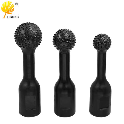 Angle Grinder Rotary File Carving Tools - Spherical Grinding Head, 12CM Sanding Wooden Trough Polishing Round Drilling Bits