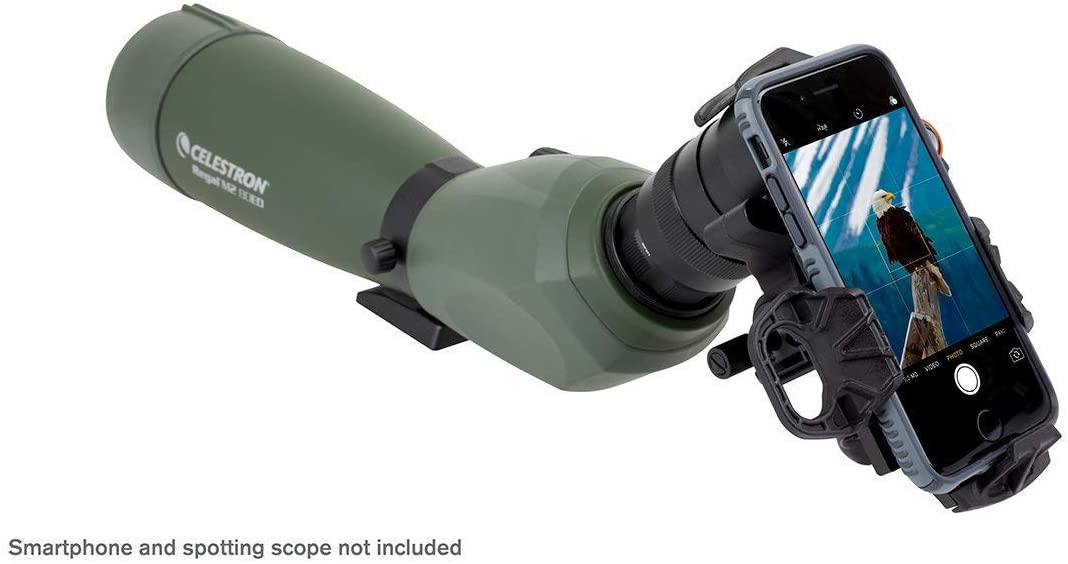 Celestron NexYZ 3-Axis Universal Smartphone Adapter - Fits Astronomical Telescopes, Binoculars, Microscopes & Sights