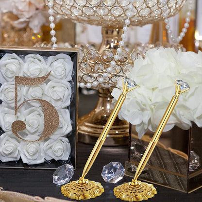 Diamond Wedding Guest Book Pen - Elegant Signing Accessory for Bride and Bridesmaids, Perfect for Bridal Shower and Bachelorette Party, 1pc