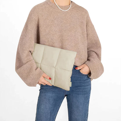 Comfy Puffy Laptop Bag 13-15 Inch — Shockproof, Ultra-Light Fluffy Notebook Sleeve for MacBook Air, Xiaomi, HP