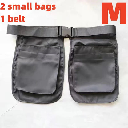 Multifunctional Outdoor Hiking Waist Pack – Large Capacity Canvas Multi-Pocket Mountaineering Apron Bag for Travel & Camping