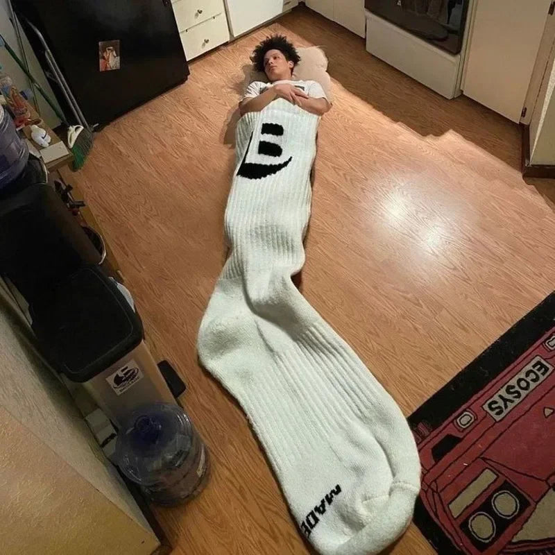 Large Sock Sleeping Bag - Funny Thick Warm Blanket for Men, Women & Kids