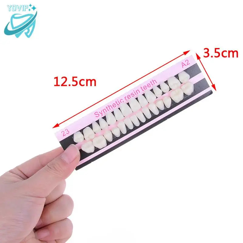 Ultra-Thin Resin Dental Veneers — Temporary Upper & Lower Teeth Whitening Veneer, Shade A2 (#23)