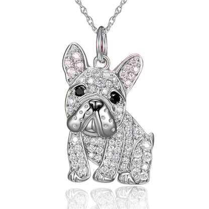 Schnauzer Dog Pendant Necklace – Cute & Elegant Puppy Jewelry for Women, Perfect Gift for Dog Lovers