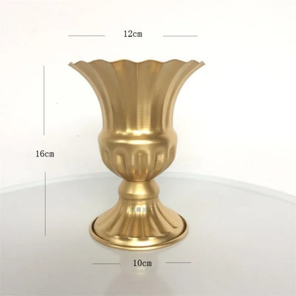 Retro Wrought Iron Flower Pots — Wedding, Dried Flower & Home Decoration Vases for Hotel & Event