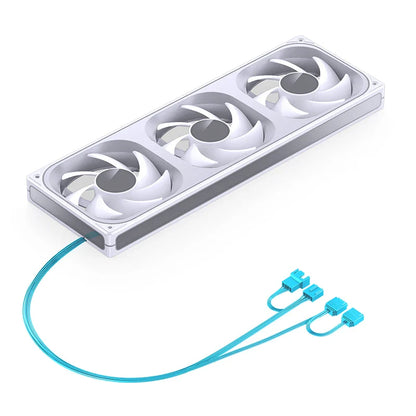 JONSBO ZB-120/240/360 ARGB Computer Case Fan — 12cm 5V 120mm PWM Water-Cooled Fan Kit with Forward/Reverse Rotation