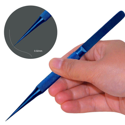 Precision Titanium Alloy Tweezers — Professional Antimagnetic Electronics Repair Forceps