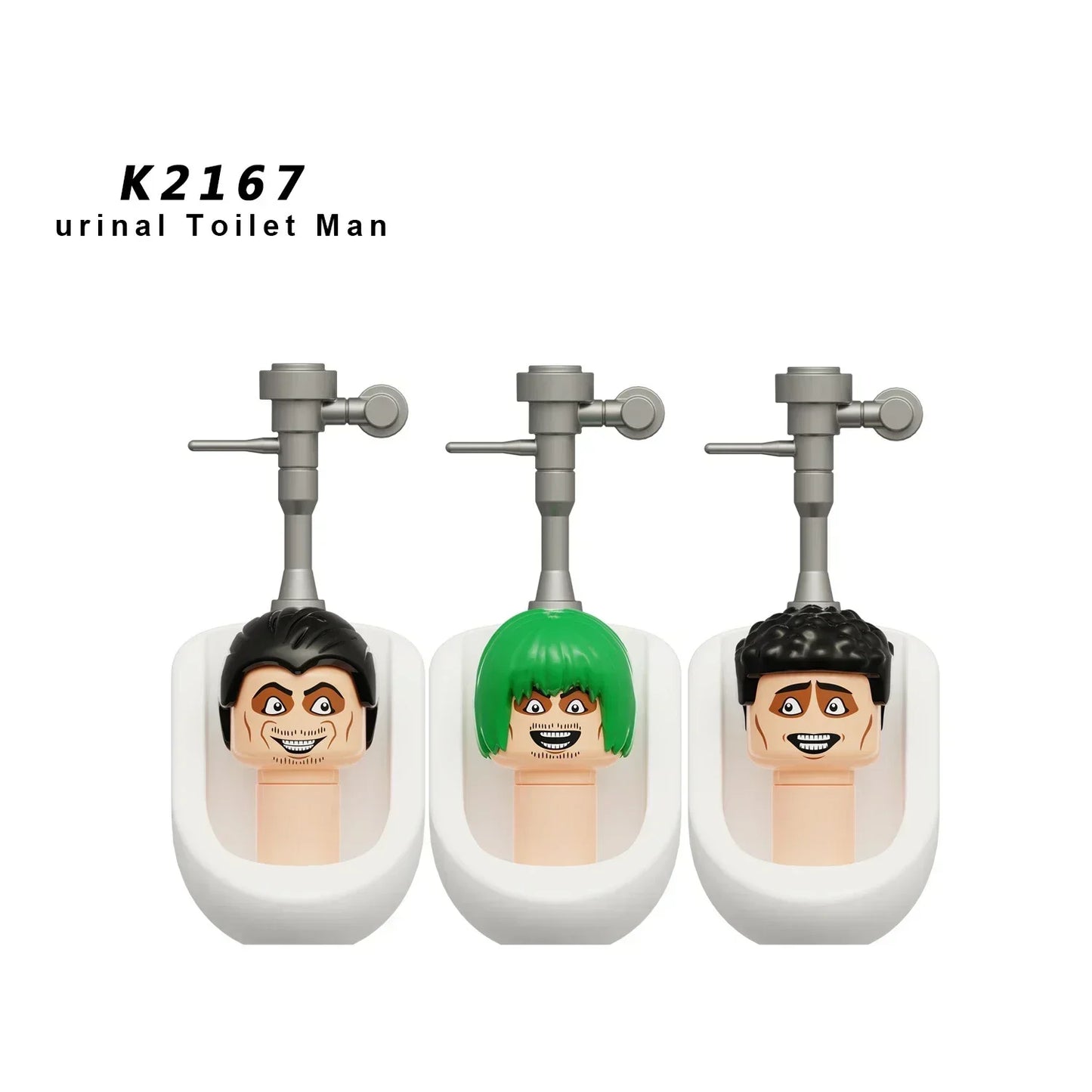 KDL Skibidi Toilet Man Anime Block Figures – TVMan, Titan, Cameraman & Speakerman Model Toy Gift for Kids