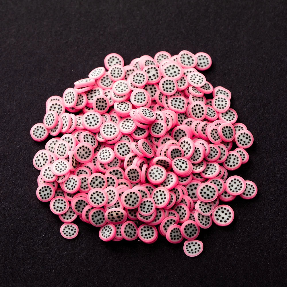 1000PCS Polymer Clay Fruit Slices – Resin DIY Craft Supplies for Jewelry, Epoxy, Silicone Mold & Cellphone Decoration