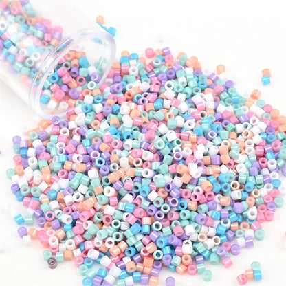 11/0 Mini Glass Beads – 2000PCS Small Cylindrical Beads for DIY Jewelry Making, Necklaces & Bracelets, 10g/Pack