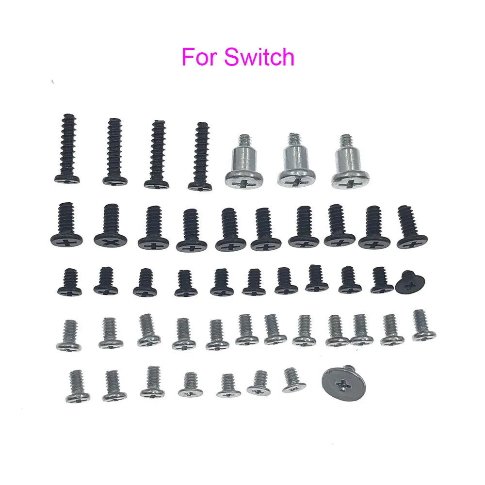 Switch NS Lite/OLED/Pro Console Housing Screw Set – Full Replacement Mount Kit