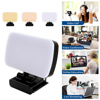Video Conference 6500K Portable LED Light Cube – Laptop Webcam Light for Zoom Calls, Live Streaming & Video Lighting