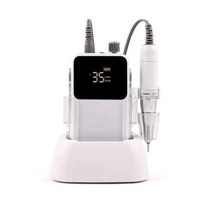 Professional Electric Nail Drill – 35000RPM Rechargeable Nail File for Gel Nails, Low Noise Sander, Nail Accessories
