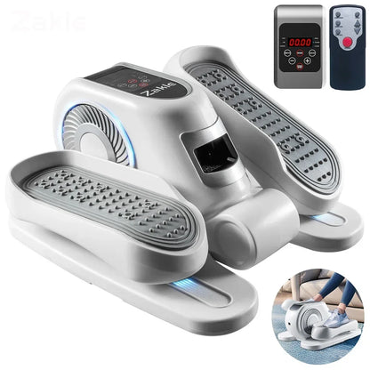 Under Desk Elliptical Machine – Leg Exerciser with Remote Control & 12 Speeds, Quiet Elliptical Trainer