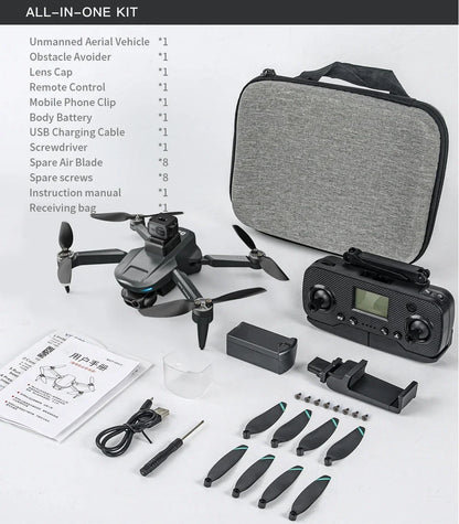 L200 PRO MAX Drone – GPS, Brushless Motor, 4K HD Camera, 2-Axis Gimbal, 360° Obstacle Avoidance FPV RC Quadcopter
