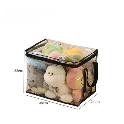 Plush Toy Storage Bag – Large Capacity Organizer for Kids’ Stuffed Animals, Waterproof Student Book & Study Storage Container
