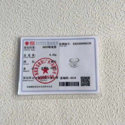 925 Sterling Silver Women’s Open Wave Ring – Irregular Wide Noodle Design Gift