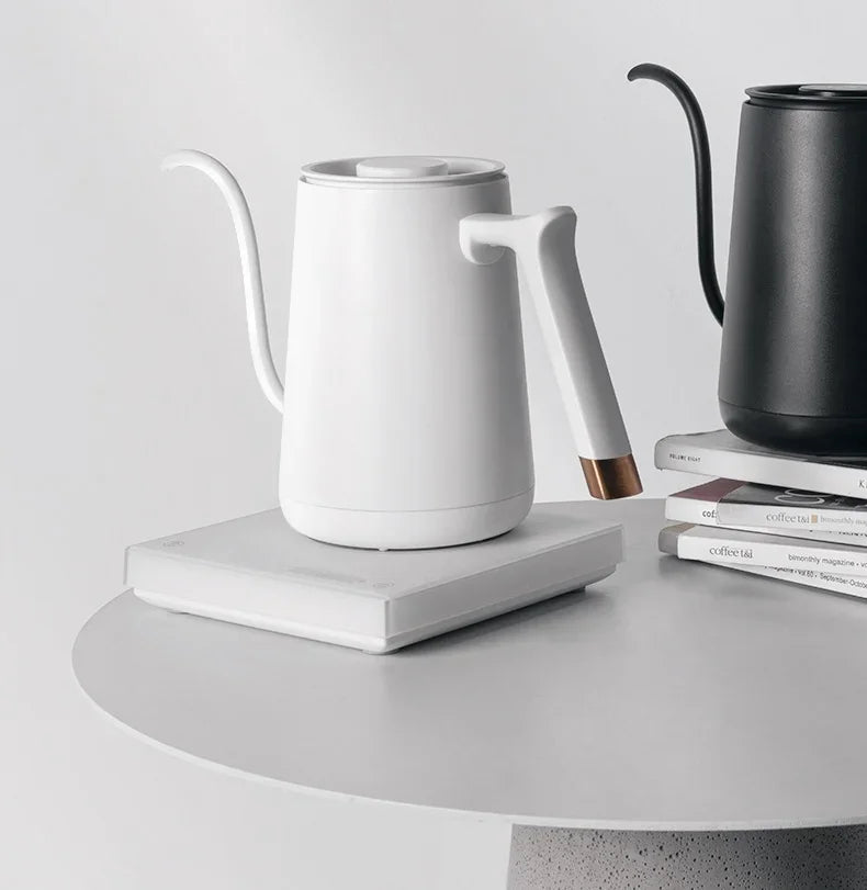 Timemore Fish Smart Electric Pour-Over Kettle 600ml — Temperature Control Coffee Pot for Hand Brew, 220V, Perfect Gift