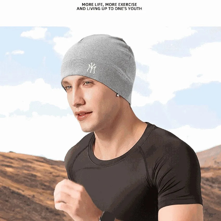 Trendy Unisex Beanie Hat – Hip Hop Streetwear Skull Cap Breathable Stretch Knit Fashion Outdoor Cycling Couple Style Cap