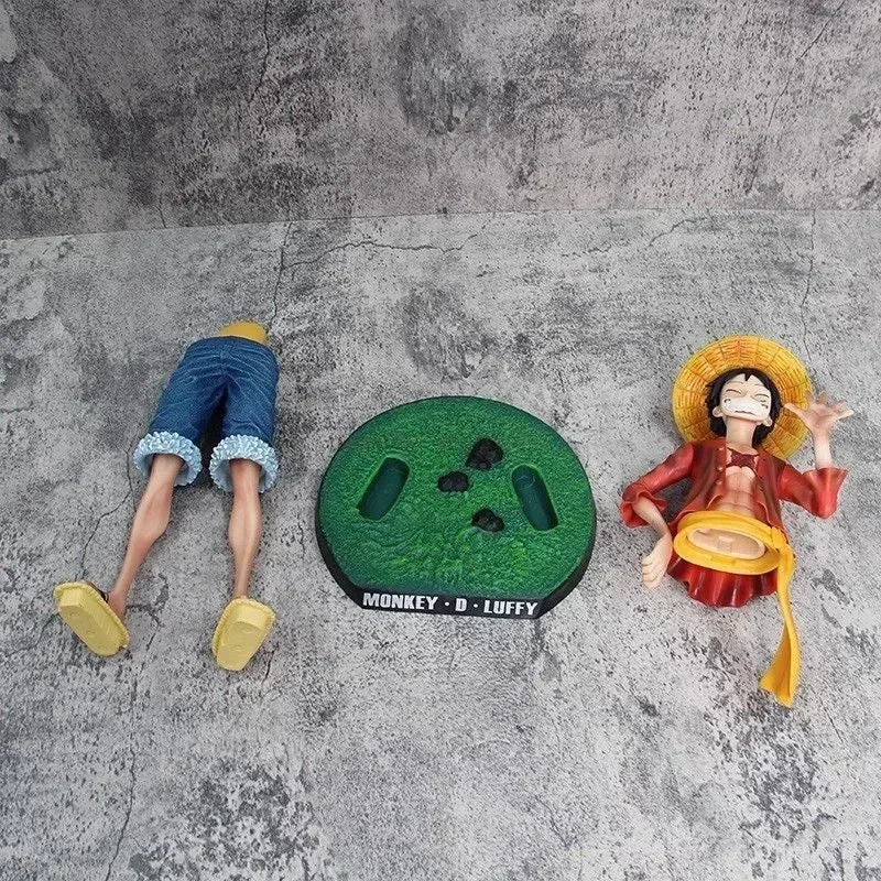 One Piece 42.5cm Straw Hat Monkey D. Luffy Figure – 1/4 Scale Large Smiley Anime Statue, Decorative Doll Toy Gift