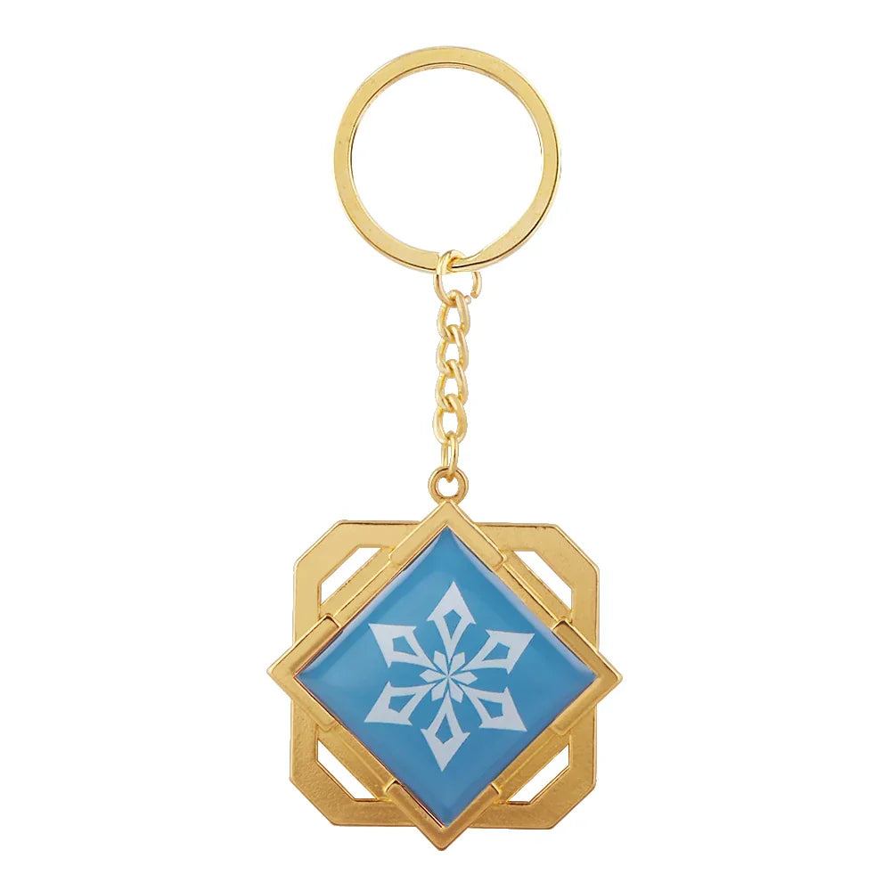 Genshin Impact Venti Eye Keychain 1:1 – Luminous Anime Cosplay Key Ring Backpack Pendant Gaming Accessories Gift