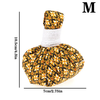 Herbal Hot Compress Massage Ball – Large Health Therapy for Cervical, Waist & Body Pain Relief