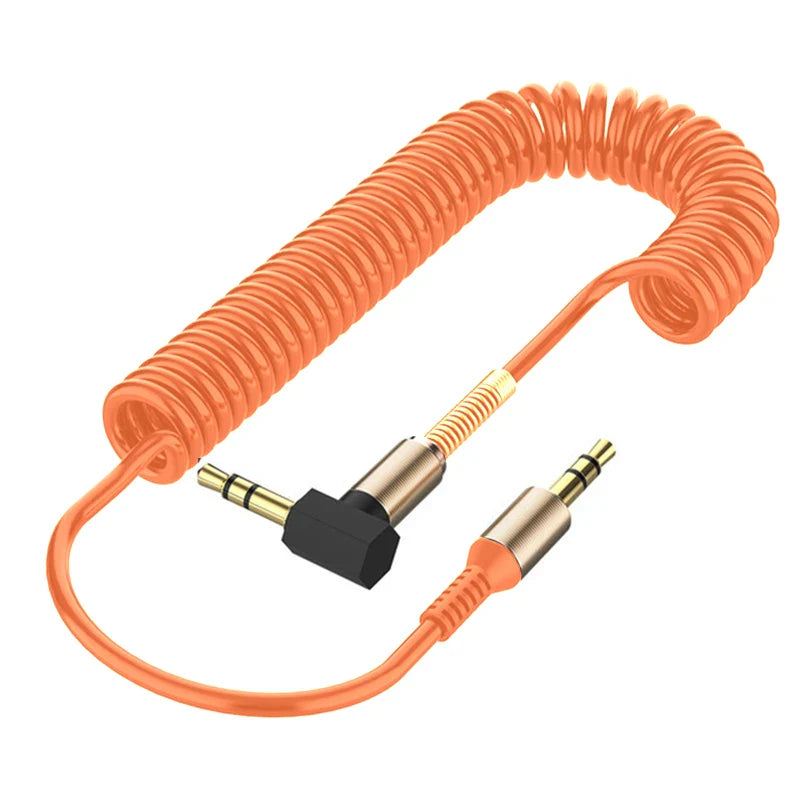 3.5mm Male-to-Male Audio Aux Cable — For Samsung Car Headphone & Speaker Wire
