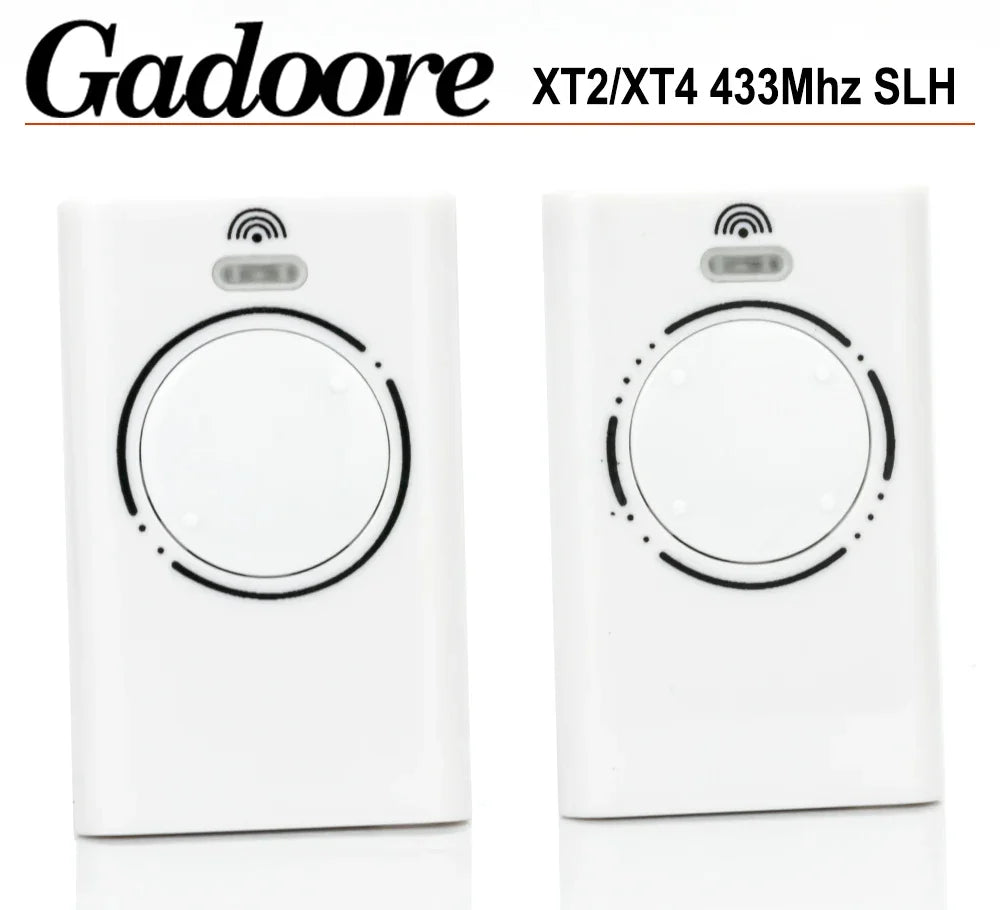 Gadoore XT2 XT4 433MHz SLH LR Garage Door & Gate Remote | Compatible with XT2/XT4 SLH & SLH LR