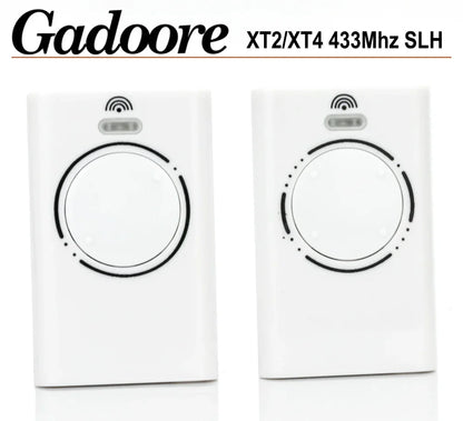 Gadoore XT2 XT4 433MHz SLH LR Garage Door & Gate Remote | Compatible with XT2/XT4 SLH & SLH LR