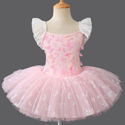 Girls Princess Ballet Tutu Dress - Elegant Stage Performance and Party Dance Costume