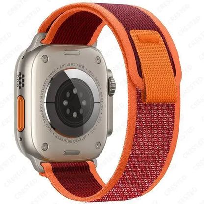 Trail Loop Strap for Apple Watch – Adjustable Band for 49mm 45mm 44mm 42mm 41mm 40mm, Compatible with Series 9 8 7 6 SE 5 4 3