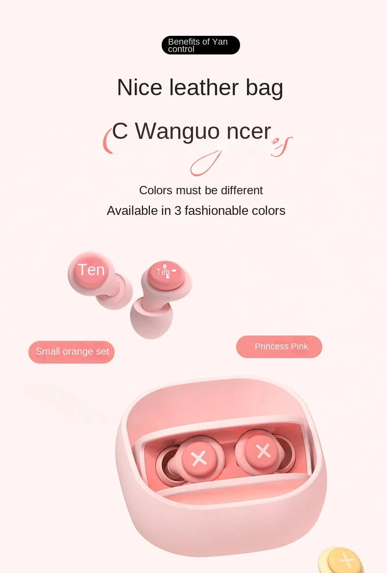 NEW Silicone Sleep Earplugs – Soft Foam Noise Reduction & Soundproof Ear Protection with Slow Rebound