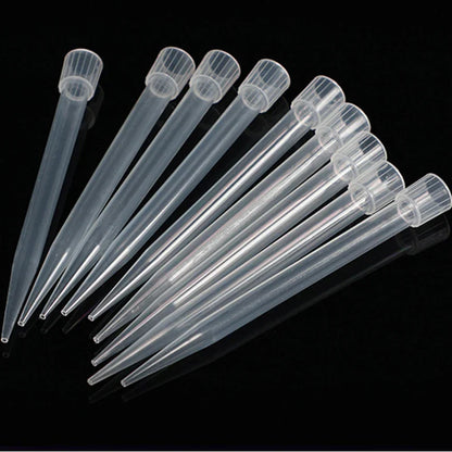 Laboratory Micropipette Tips — Disposable Plastic Pipette Tips 10µL, 200µL, 1000µL, 5mL, 10mL for Scientific Experiments