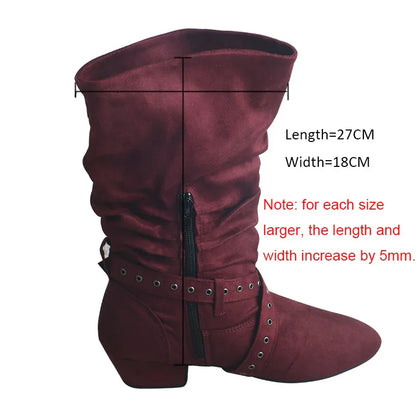 Wedopus Women’s Customized Heel Western Dance Boots – Black Suede Cowboy Shoes for Urban Dancing